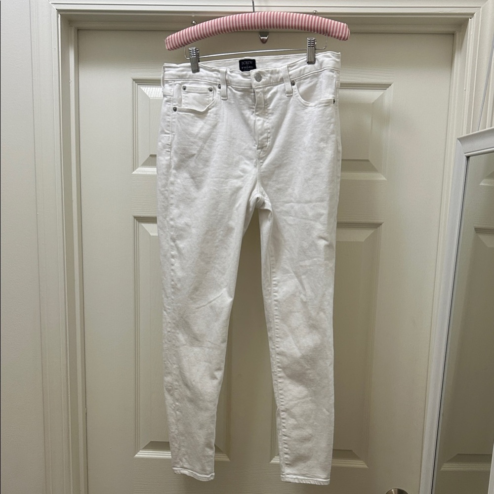 J. Crew Women's Bright White Skinny Jeans